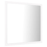 Specchio da Bagno con LED Bianco 40x8,5x37 cm in Acrilico