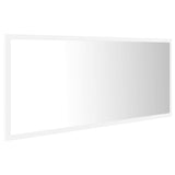 Specchio da Bagno con LED Bianco 100x8,5x37 cm in Acrilico