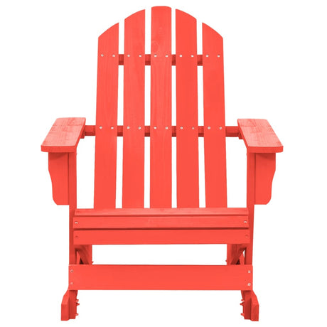 Sedia Giardino Adirondack in Legno Massello di Abete Rossa