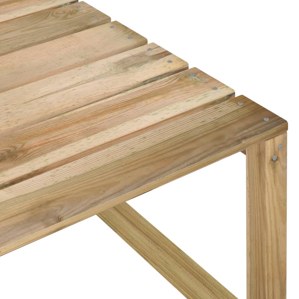 Divani Angolari da Giardino Pallet Legno Pino Impregnato Verde