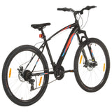 Mountain Bike 21 Speed 29" Ruote 48 cm Telaio Nero