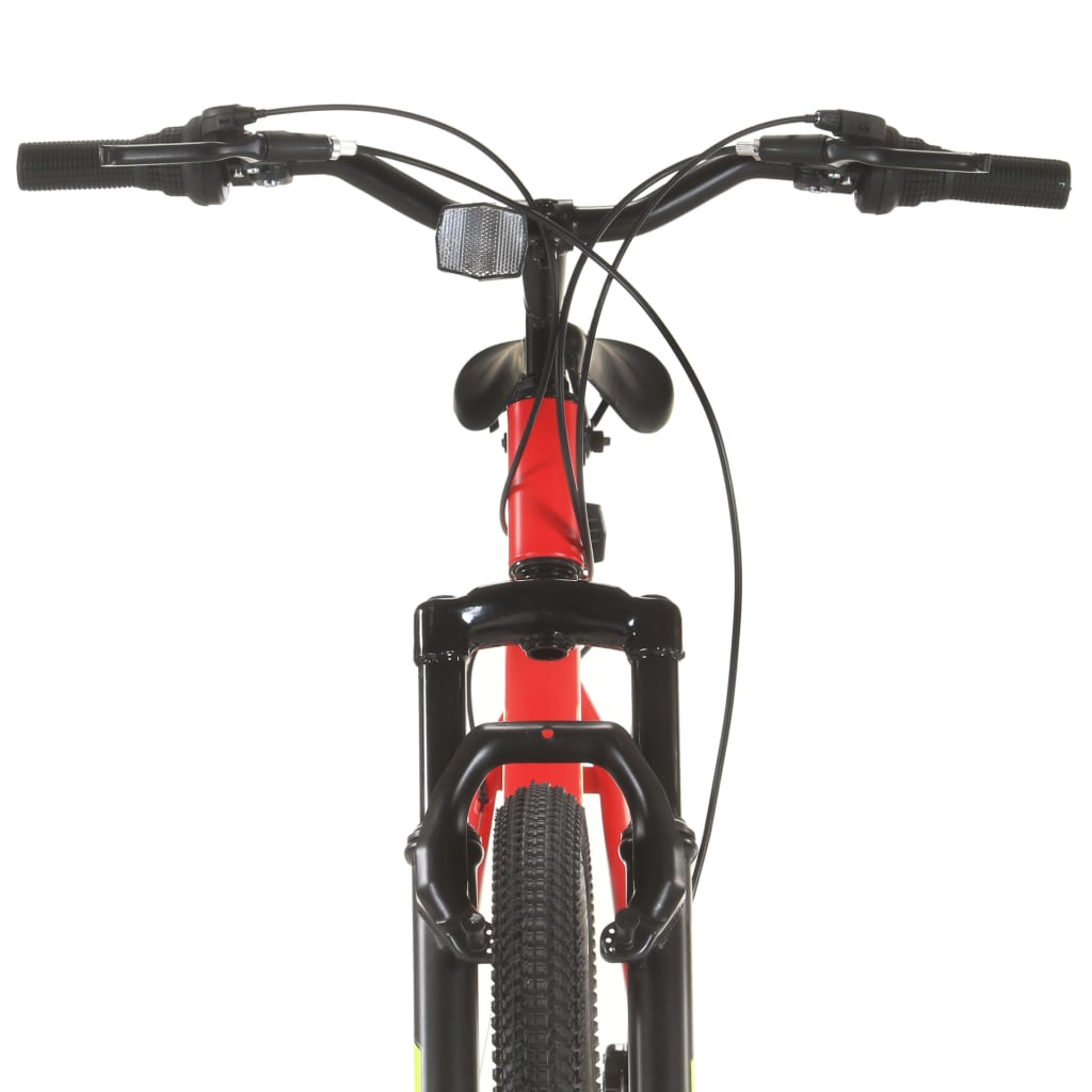 Mountain Bike 21 Speed 27,5" Ruote 38 cm Rosso