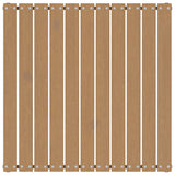 Poggiapiedi da Giardino 70x70x30 cm Miele in Legno di Pino