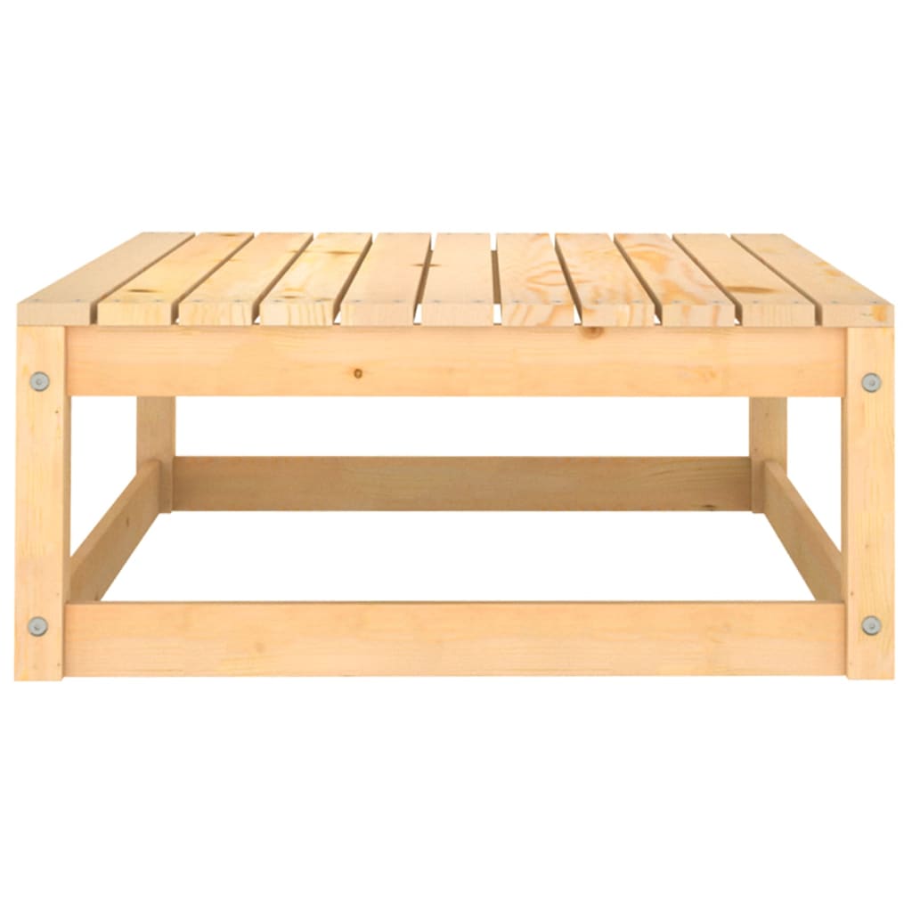 Set Salotto da Giardino 2 pz in Legno Massello di Pino