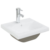 Mobile Bagno con Lavabo Integrato Bianco in Legno Multistrato