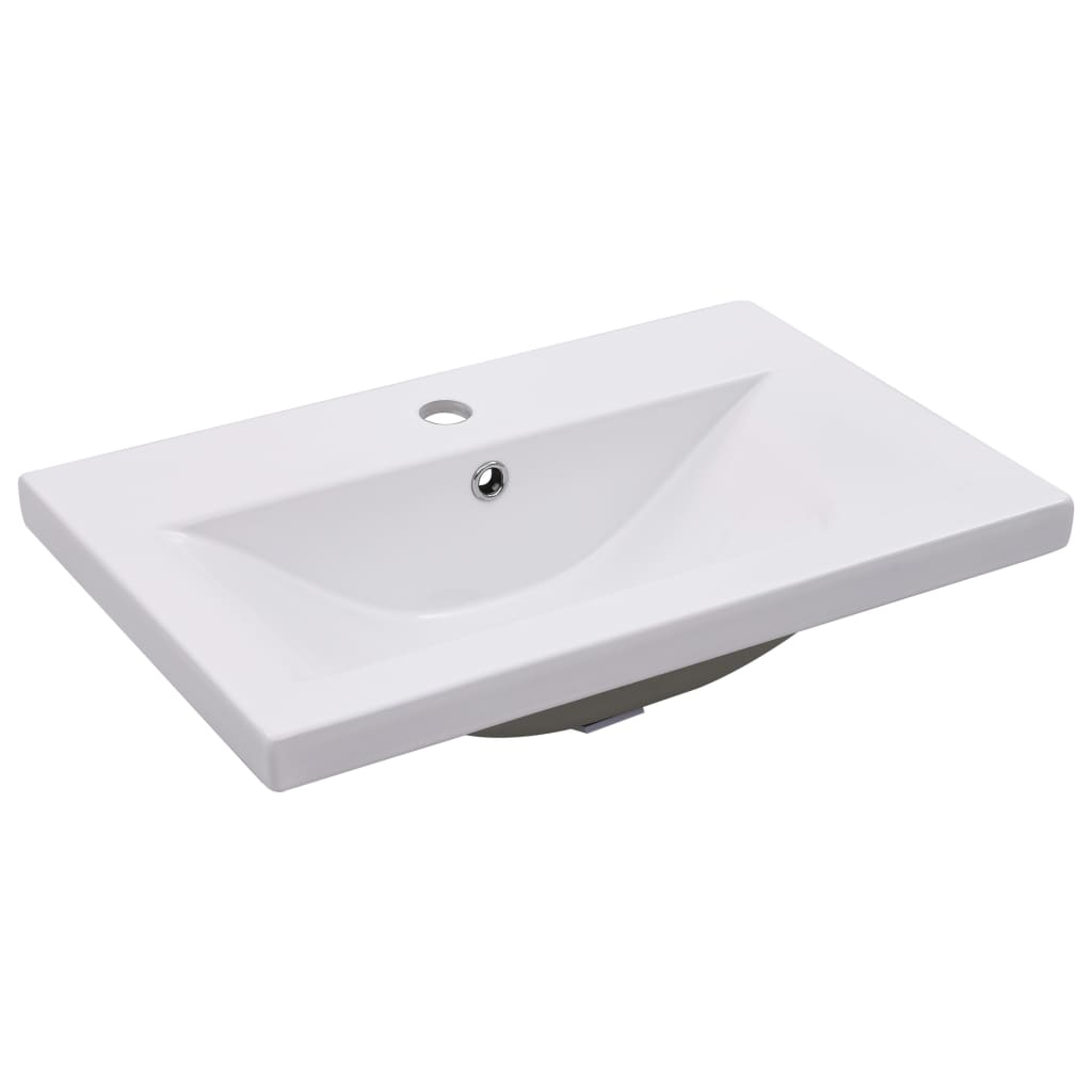 Mobile con Lavabo Integrato Grigio Cemento in Legno Multistrato