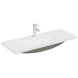 Mobile Bagno con Lavabo Integrato Bianco in Legno Multistrato