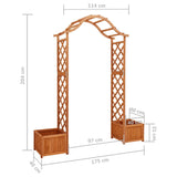 Pergola da Giardino con Fioriera in Legno Massello di Abete