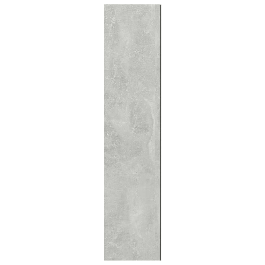 Armadietto a Specchio per Bagno 60x15x75 cm MDF Grigio Cemento