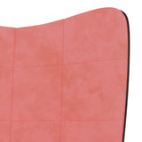 Poltrona Relax Rosa in Velluto e PVC