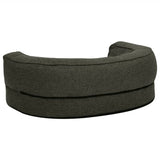 Materasso Ergonomico per Cani 60x42 cm Pile Lino Grigio Scuro