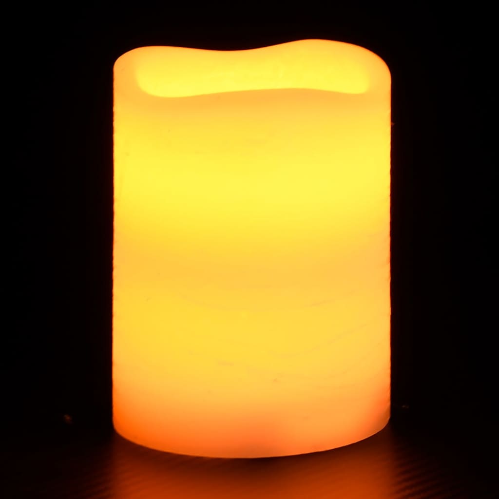 Candele Senza Fiamma a LED 24 pz con Telecomando Bianco Caldo