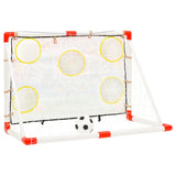 Set Porta da Calcio per Bambini con Pannello 120x51x77,5 cm