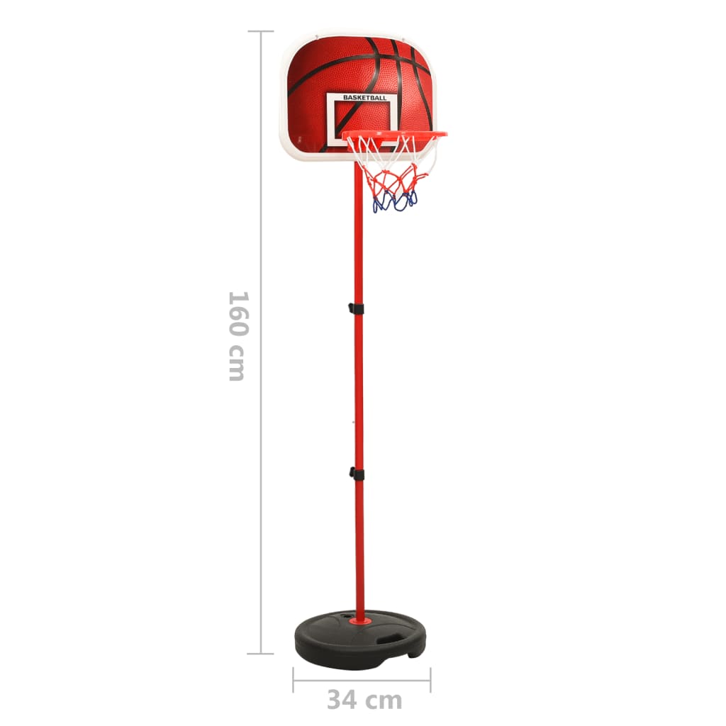 Set da Basket Regolabile per Bambini 160 cm