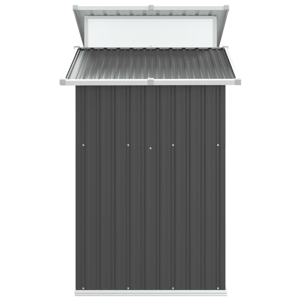 Capanno da Giardino Antracite 270x130x208,5 cm Acciaio Zincato
