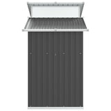 Capanno da Giardino Antracite 270x130x208,5 cm Acciaio Zincato