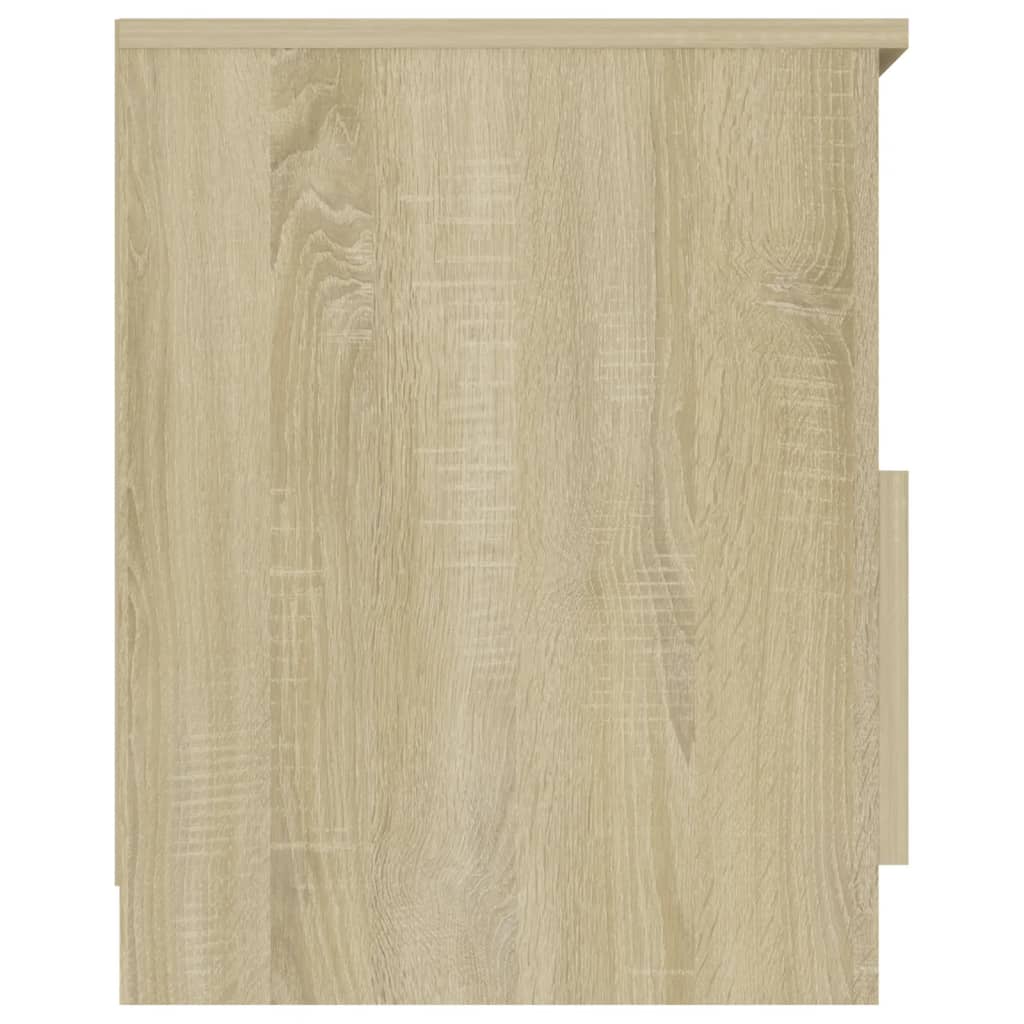 Comodino Rovere Sonoma 40x40x50 cm in Legno Multistrato