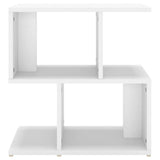 Comodino Bianco 50x30x51,5 cm in Legno Multistrato