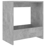 Tavolino Grigio Cemento 50x26x50 cm in Legno Multistrato