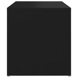 Tavolino Nero 59x36x38 cm in Legno Multistrato