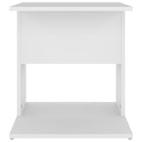Tavolino Bianco 45x45x48 cm in Legno Multistrato