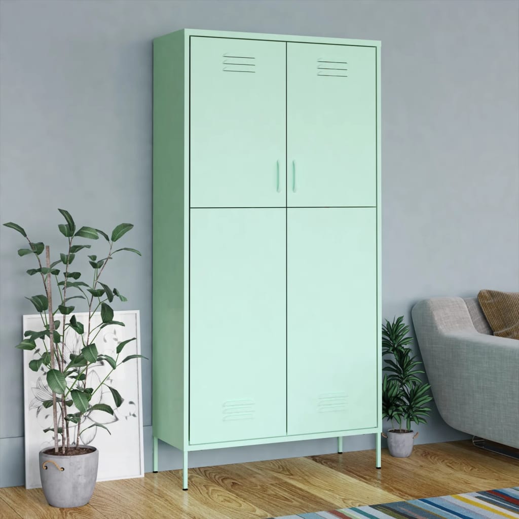 Armadio Menta 90x50x180 cm in Acciaio