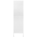 Armadio Bianco 90x50x180 cm in Acciaio