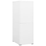 Armadio Classificatore Bianco 46x62x133 cm in Acciaio