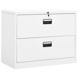 Armadio Classificatore Bianco 90x46x72,5 cm in Acciaio