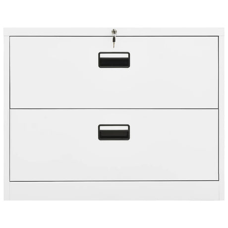 Armadio Classificatore Bianco 90x46x72,5 cm in Acciaio