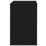 Armadio Classificatore Nero 90x46x72,5 cm in Acciaio