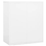 Armadio Classificatore Bianco 90x46x103 cm in Acciaio