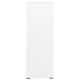 Armadio Classificatore Bianco 90x46x134 cm in Acciaio