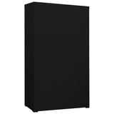 Armadio Classificatore Nero 90x46x164 cm in Acciaio