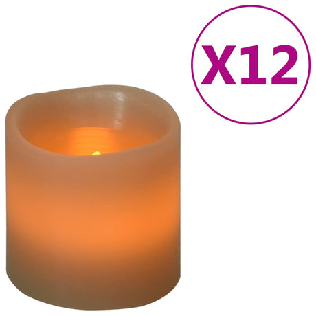 Candele Elettriche a LED 12 pz Bianco Caldo