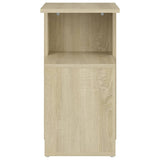 Tavolino Rovere Sonoma 36x30x56 cm in Legno Multistrato