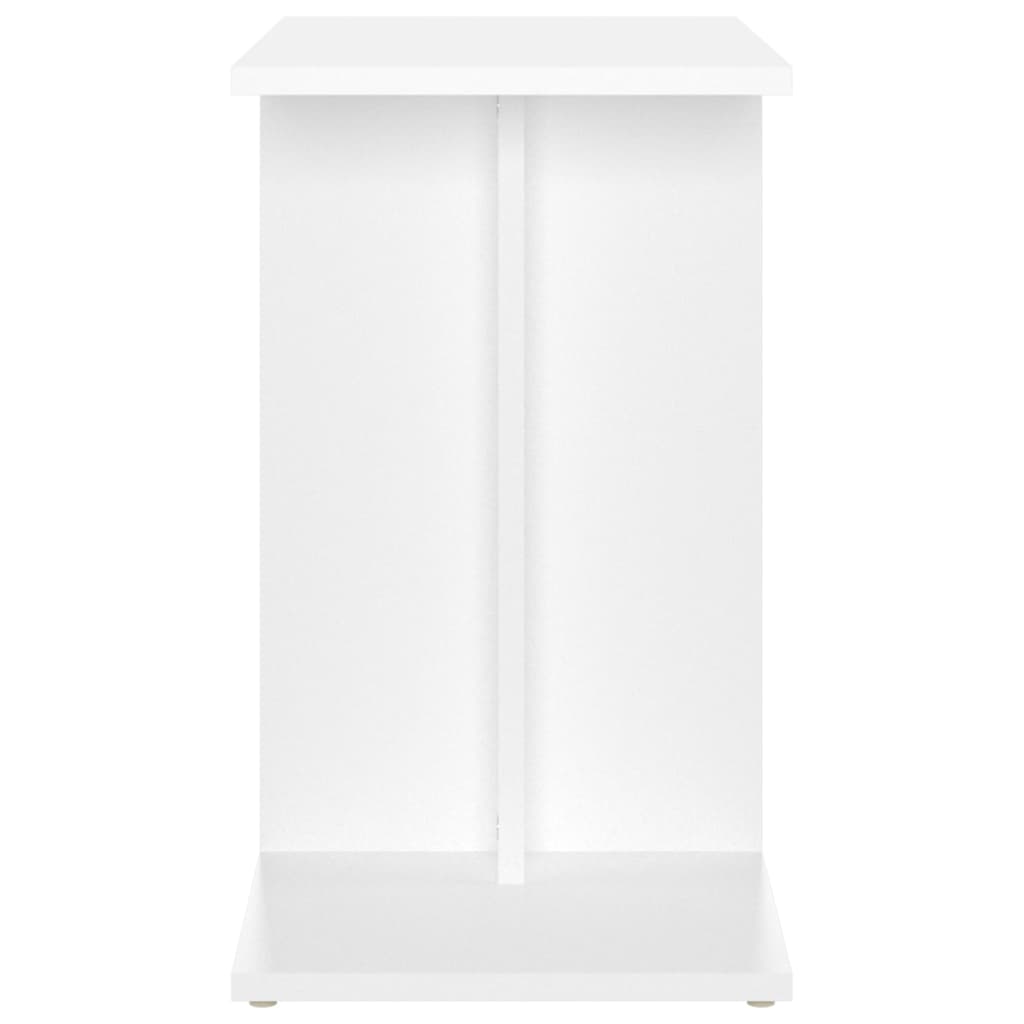 Tavolino Bianco 50x30x50 cm in Legno Multistrato