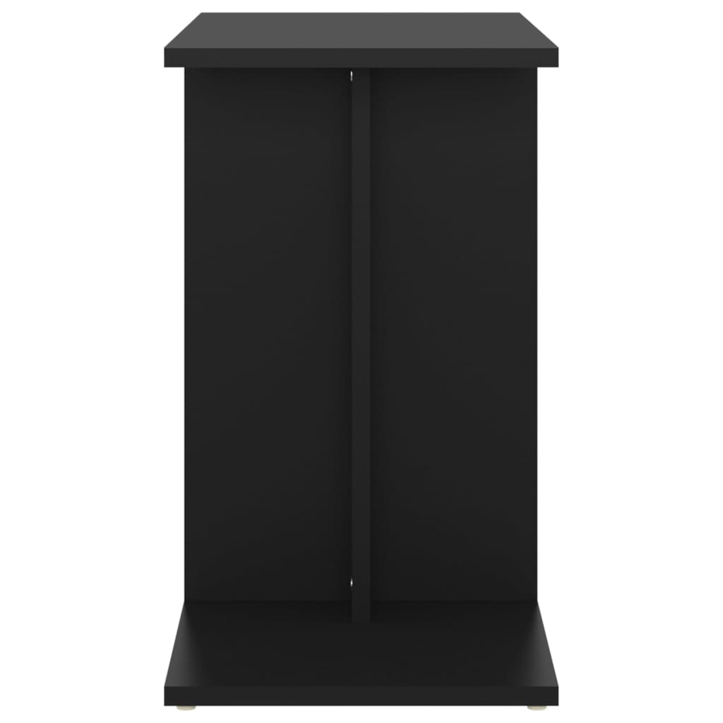 Tavolino Nero 50x30x50 cm in Legno Multistrato