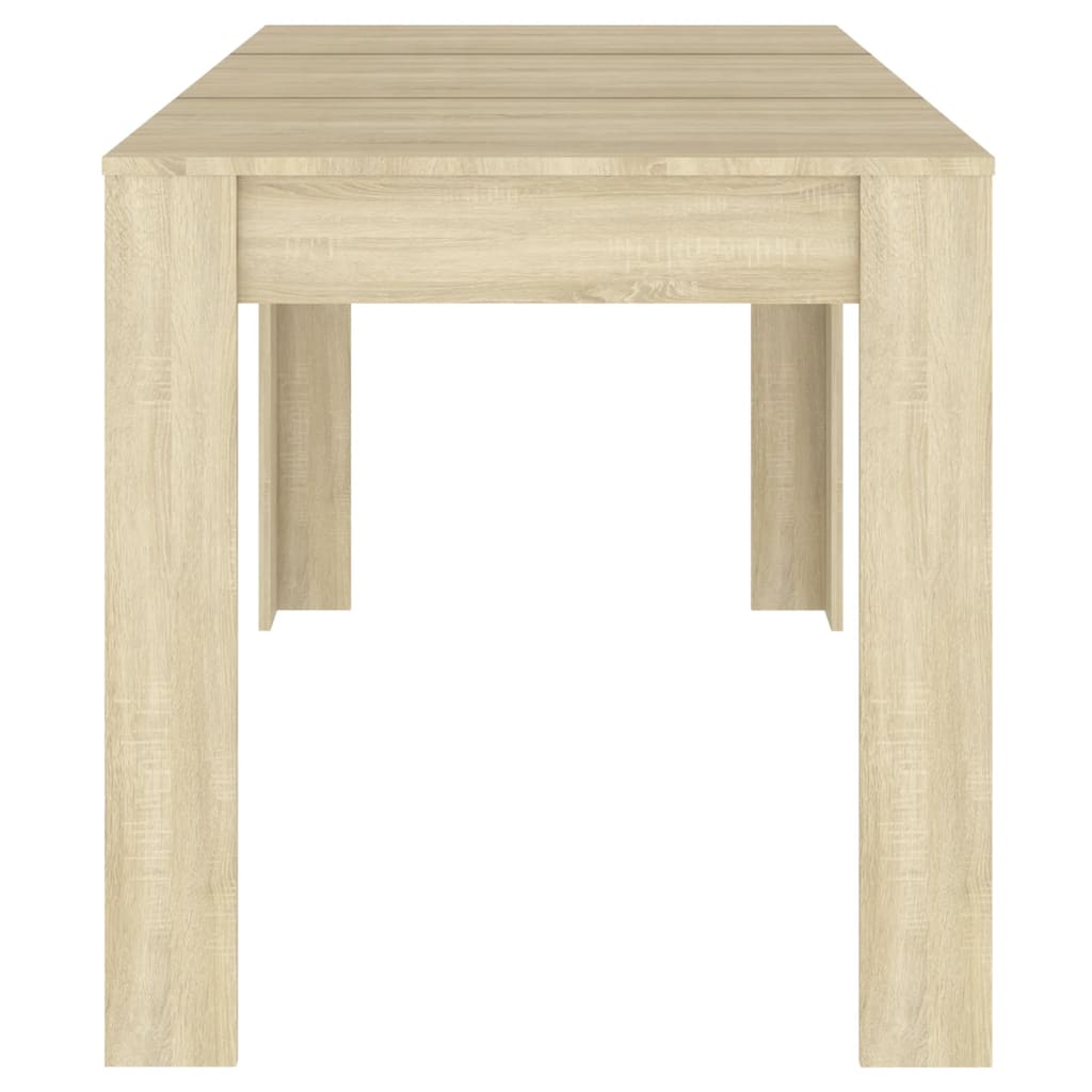 Tavolo da Pranzo Rovere Sonoma 140x74,5x76 cm Legno Multistrato