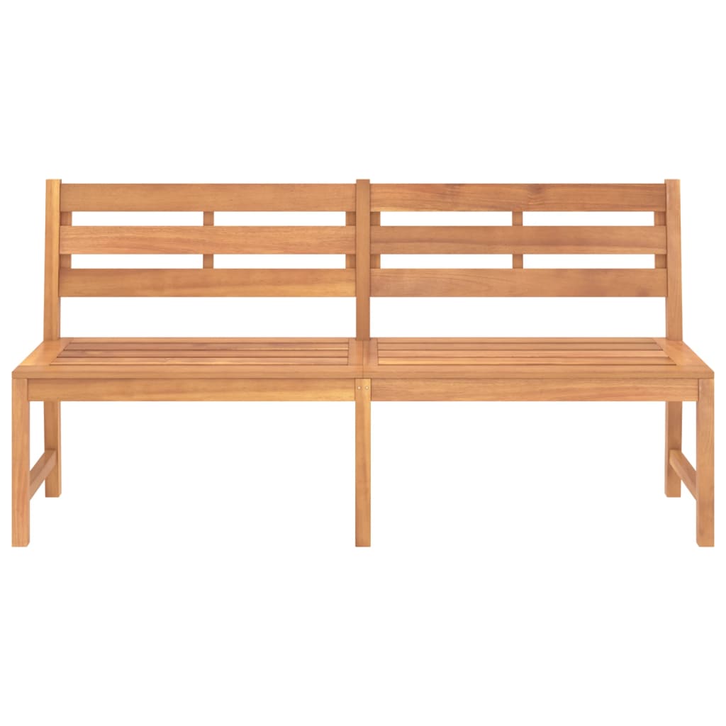 Panchina da Giardino 180 cm in Legno Massello di Teak