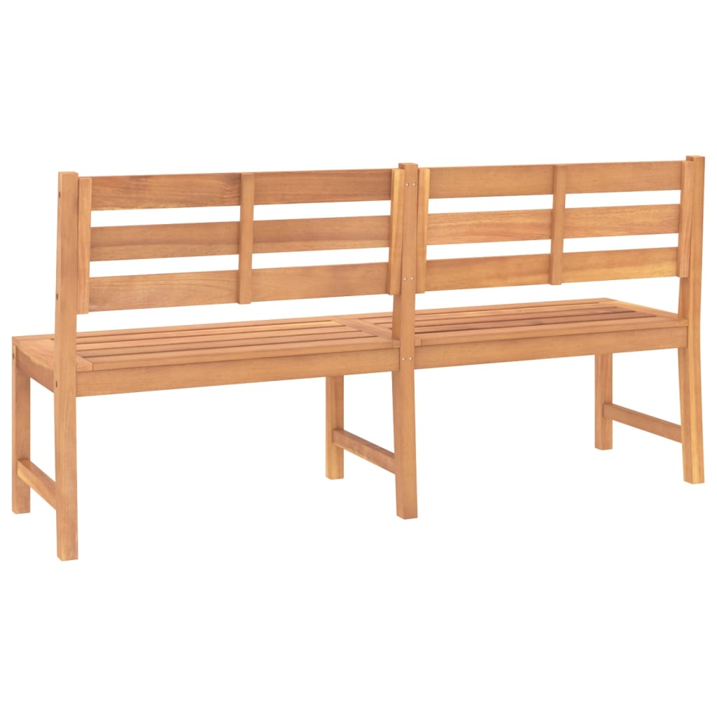 Panchina da Giardino 180 cm in Legno Massello di Teak