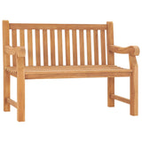 Panchina da Giardino 114 cm in Legno Massello di Teak