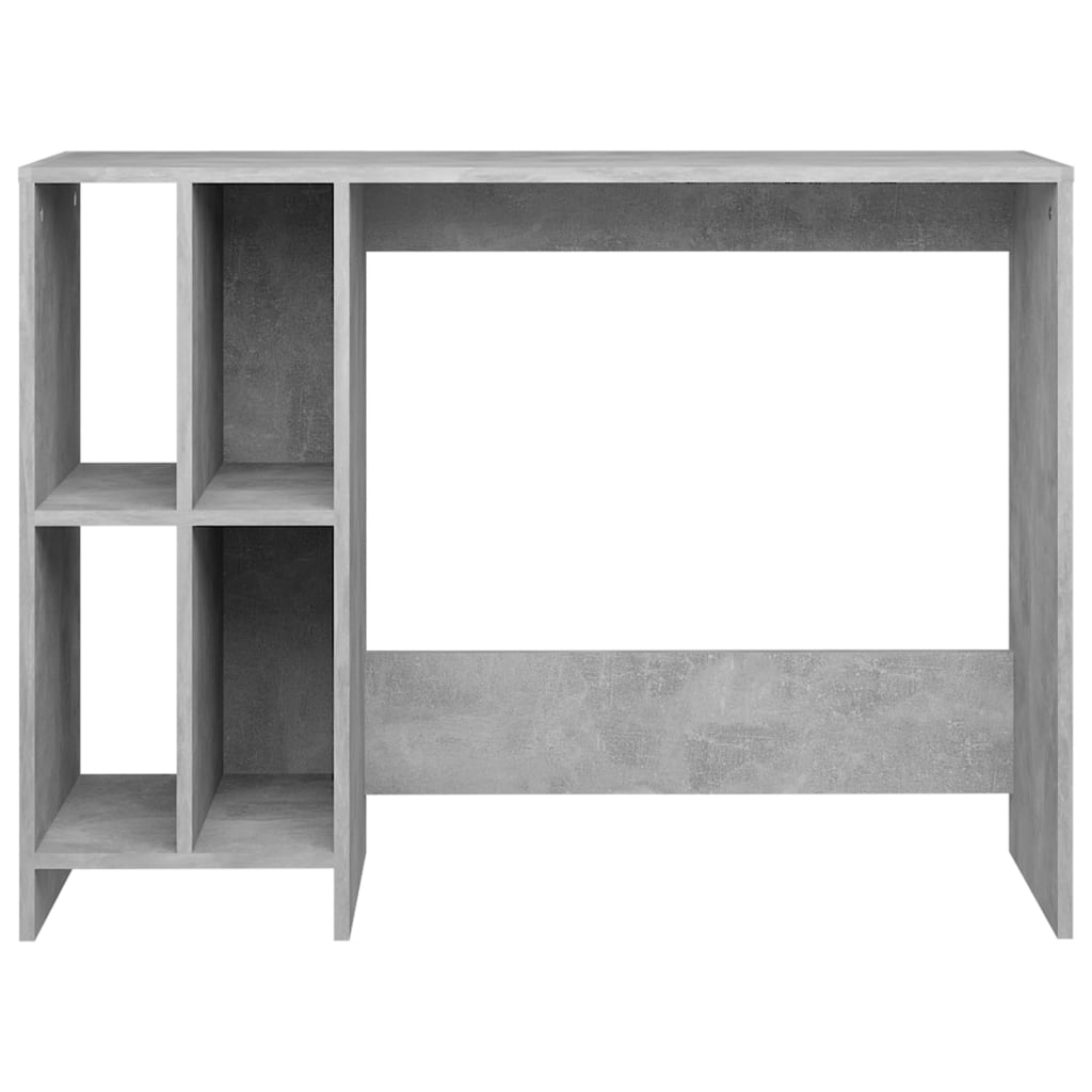 Scrivania Portatile Grigio Cemento 102,5x35x75 cm Multistrato