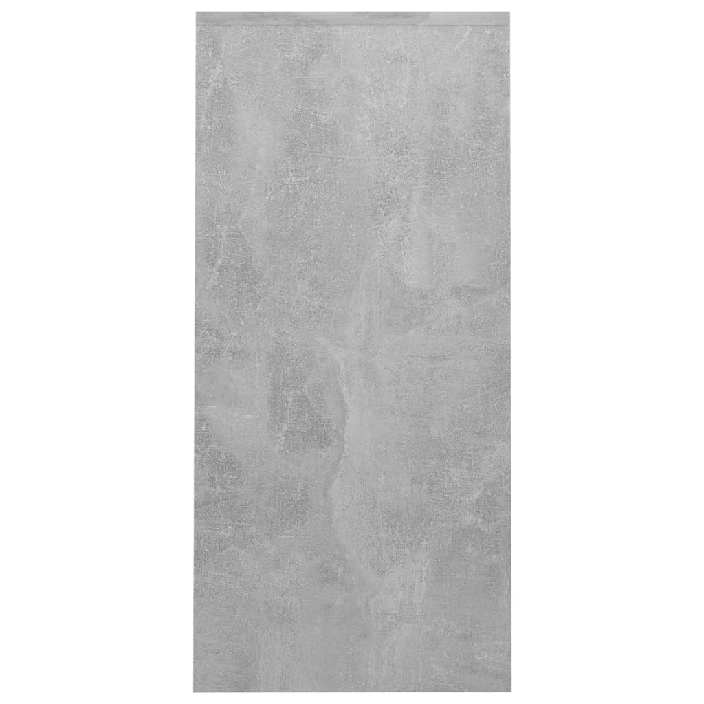 Scrivania Portatile Grigio Cemento 102,5x35x75 cm Multistrato