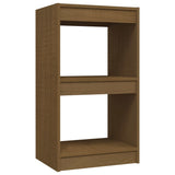 Libreria Marrone Miele 40x30x71,5 cm in Legno Massello di Pino