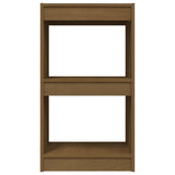 Libreria Marrone Miele 40x30x71,5 cm in Legno Massello di Pino