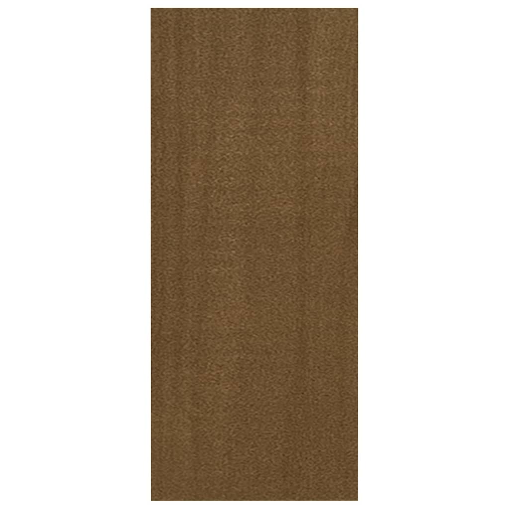 Libreria Marrone Miele 40x30x71,5 cm in Legno Massello di Pino
