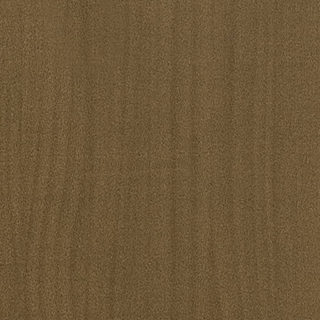 Libreria Marrone Miele 40x30x71,5 cm in Legno Massello di Pino