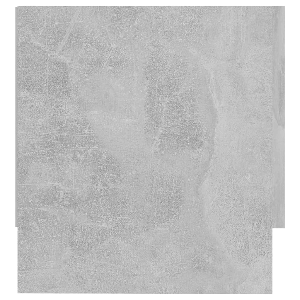 Armadio Grigio Cemento 100x32,5x35 cm in Legno Multistrato