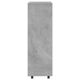 Armadio Grigio Cemento 80x40x110 cm in Truciolato